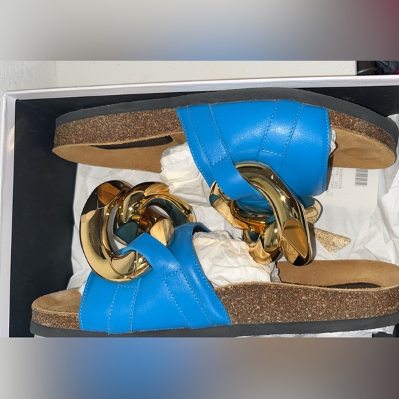 JW ANDERSON BLUE BUCKLE SANDAL - Picture 4 of 6